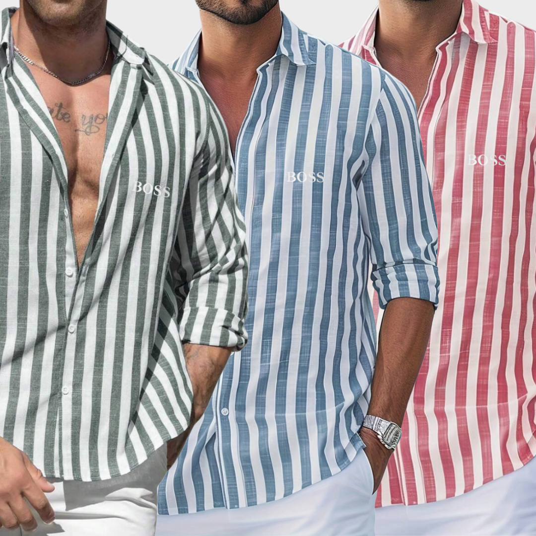 Kit 3 Camisas - B0SS Summer Elegant