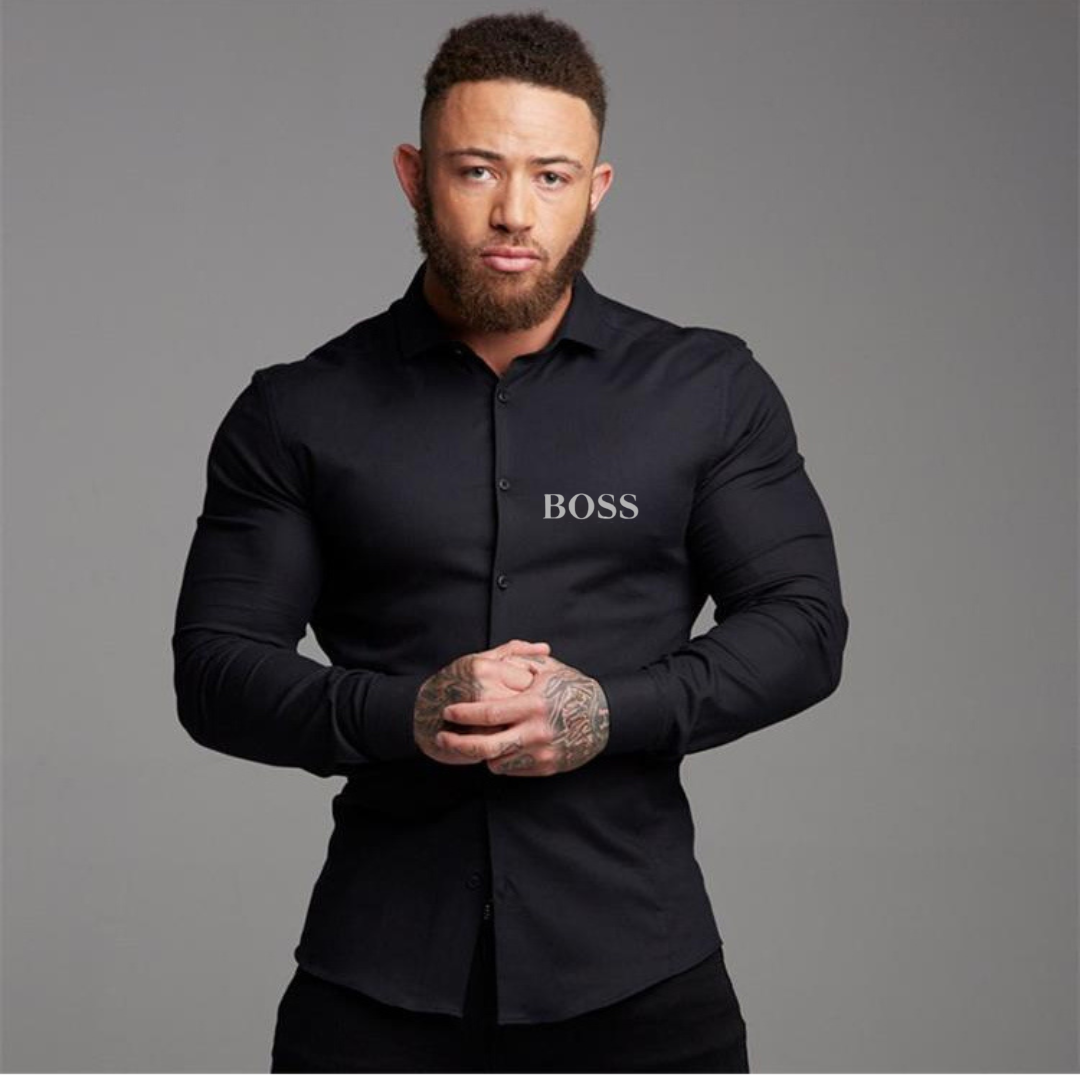 Camisa B0SS Inc Elegancer