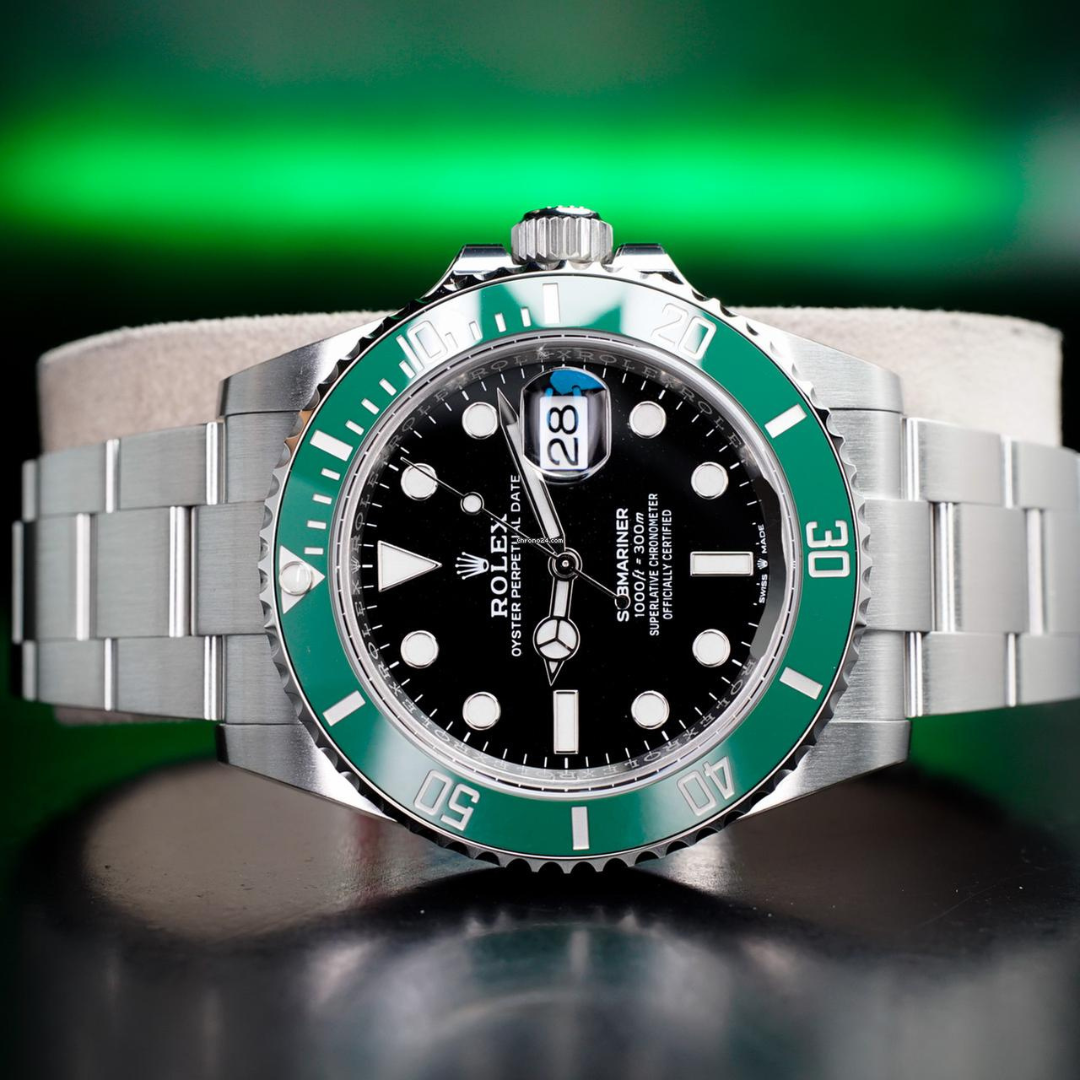 Relógio R0LEX Submariner Date Green (REPLICA)
