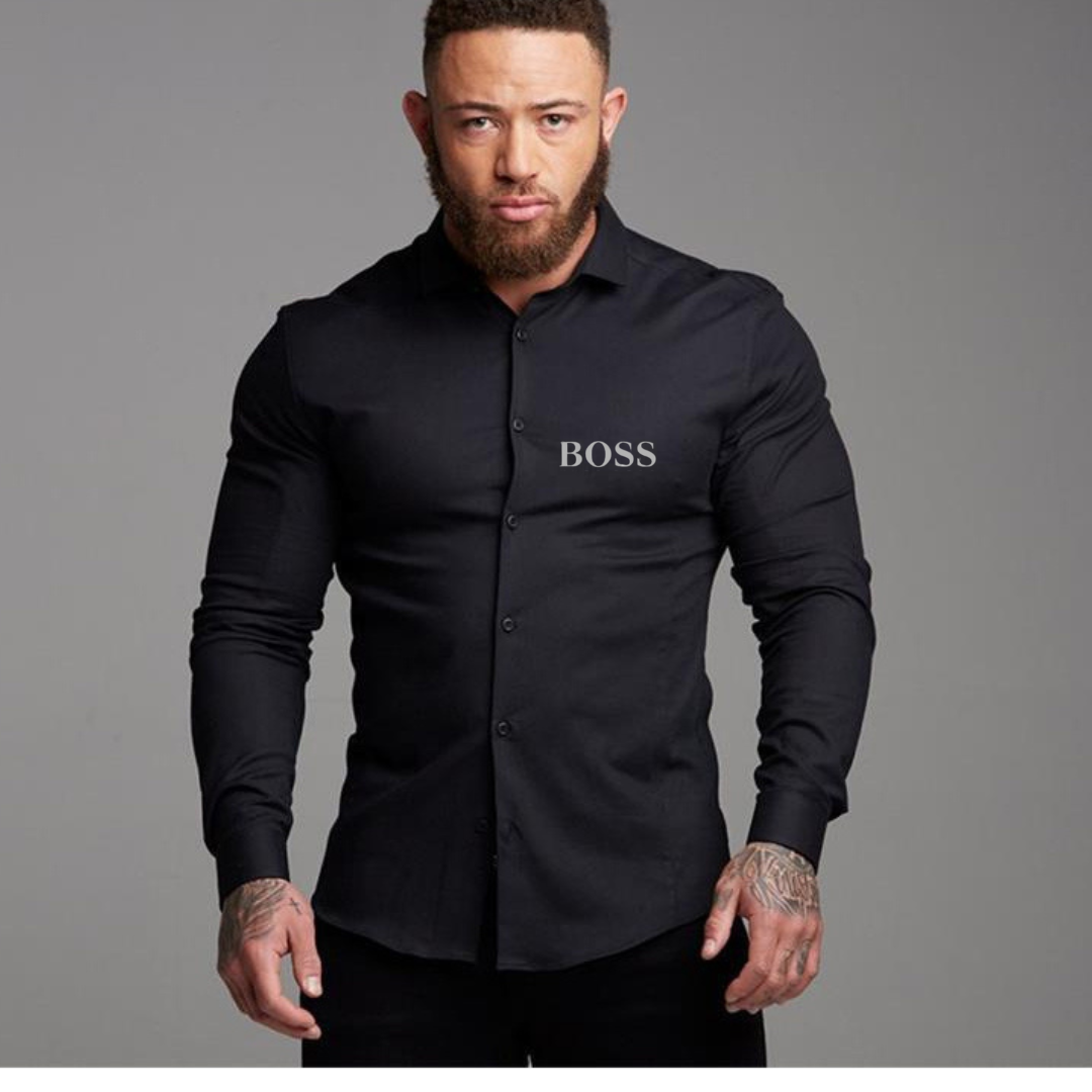 Camisa B0SS Inc Elegancer