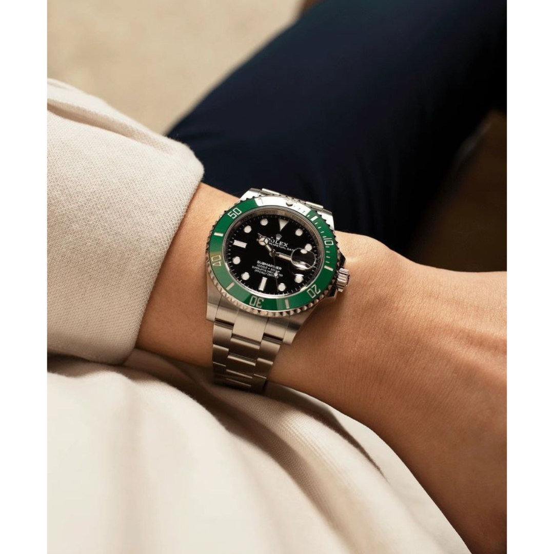 Relógio R0LEX Submariner Date Green (REPLICA)