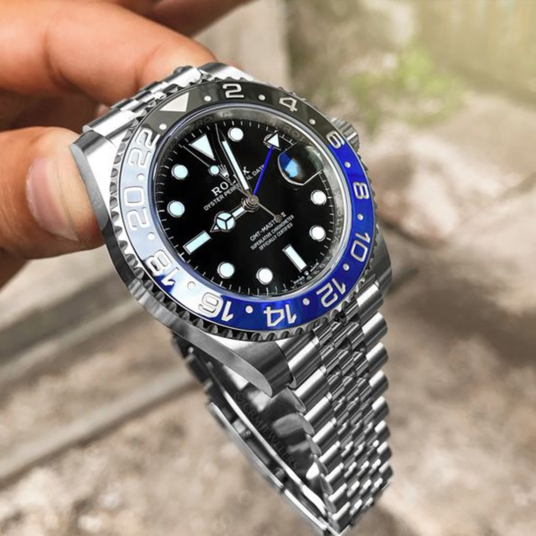 Relógio R0LEX GMT- Master ll ''Batman'' (REPLICA)